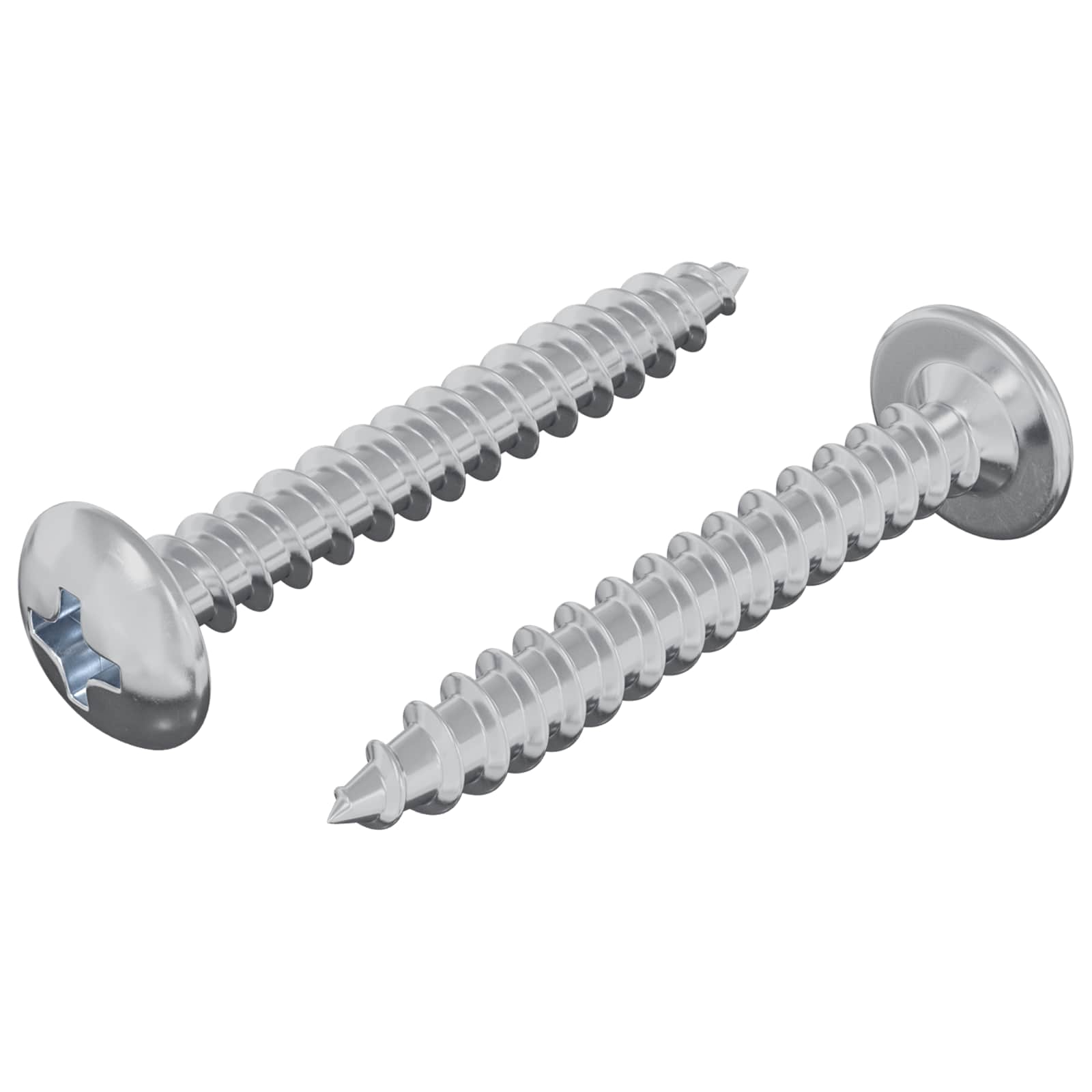 vidaxxl tornillos para madera 2uds plata m4 x 28 mm acero