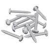Vidaxl houten schroeven 8451 pcs zilver staal