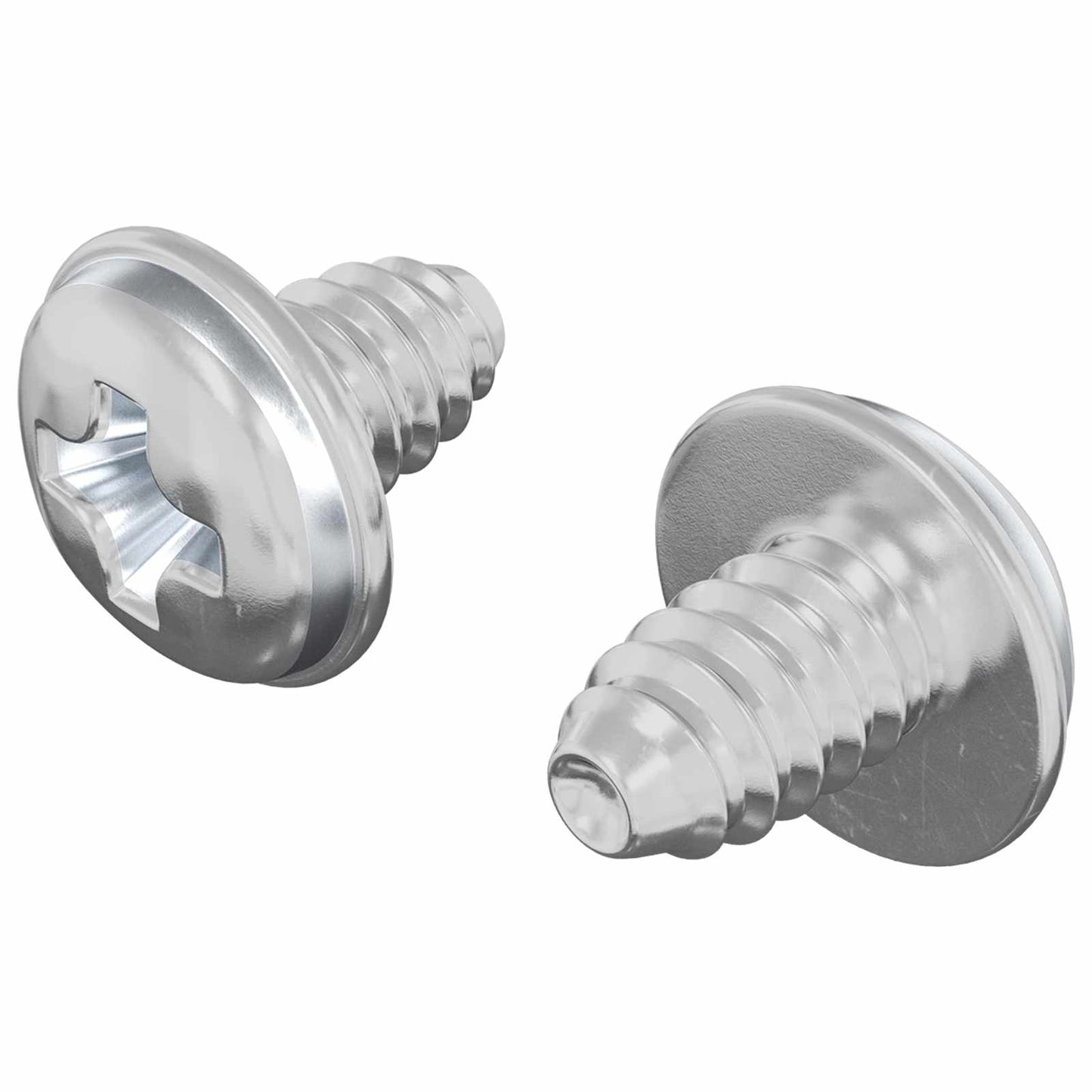 Tornillos de bloqueo vidaxl 2uds plata m4 x 5 mm hierro