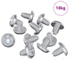 Vidaxl vergrendelingsschroeven 19149 pcs zilver ijzer