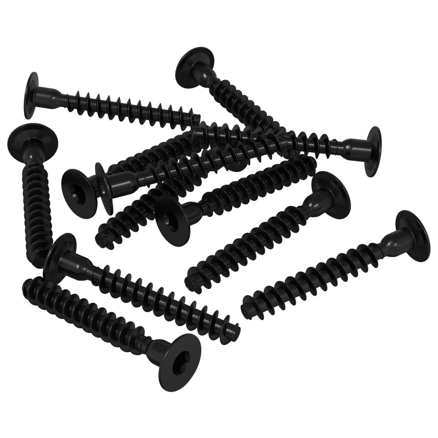 VidaXL tornillo cilíndrico 5143 uds hierro negro
