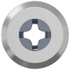 Dado di bloccaggio Vidaxx 2 pezzi argento m6 x 15 mm in acciaio