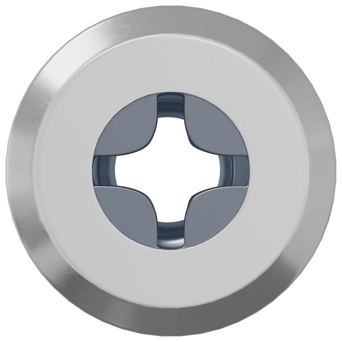 Vidaxl slotmoer 2 pcs zilver m6 x 15 mm staal