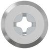 Vidaxl slotmoer 2857 pcs zilver staal
