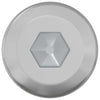 Vidaxl tornillo de bloqueo liso 2 piezas plata m6 x 35 mm acero