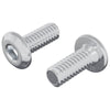 Vite di bloccaggio Vidaxl 2 pezzi argento m6 x 15 mm in acciaio