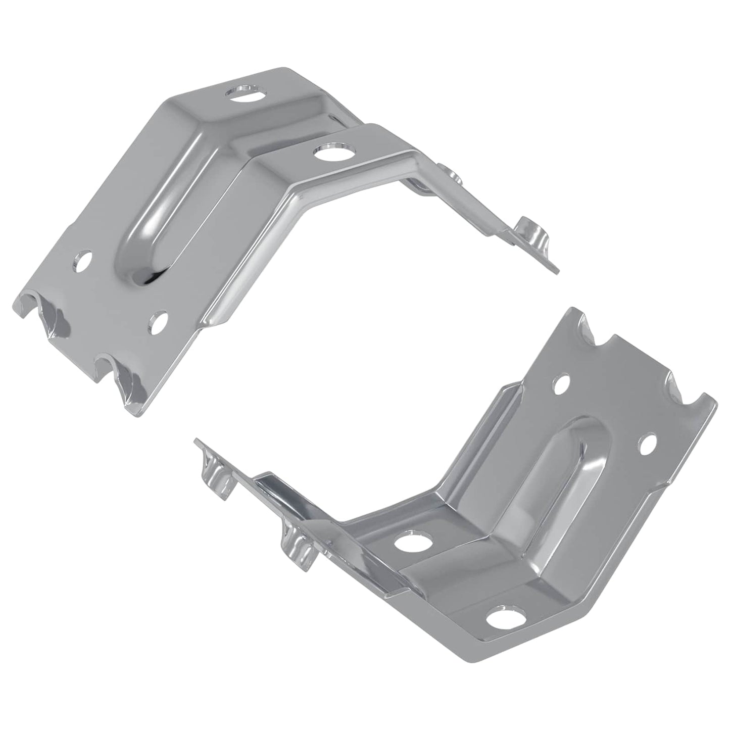Vidaxl beugel 2 pcs verzinkt 106 x 55 x 1,5mm staal