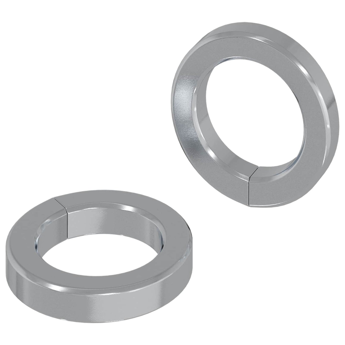 Vidaxl veer washer 2 pcs wit 13 x 1 mm ijzer