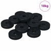 Vidaxl geschikt voor vlakke ringen 36000 pcs zwart ∅15 x 3 mm