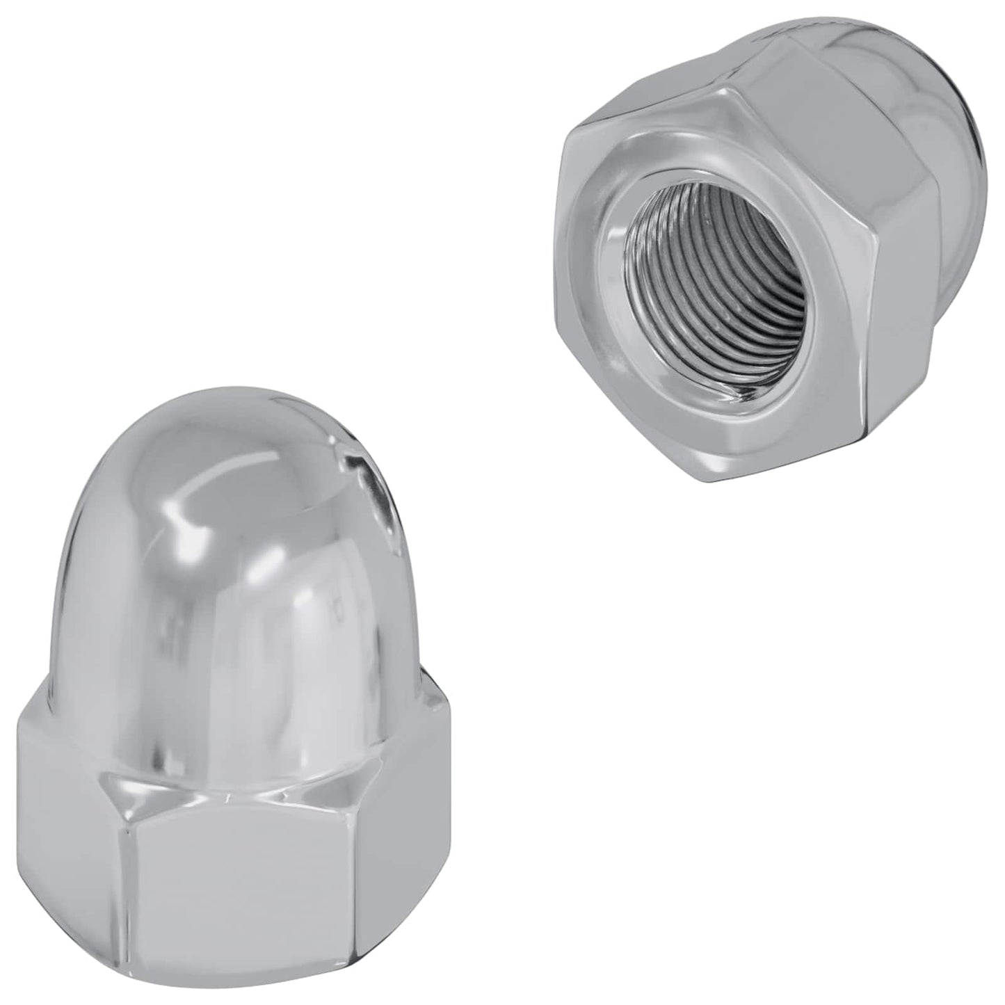 Dado Vidaxxl 2 pz argento m6 x 10 mm ferro