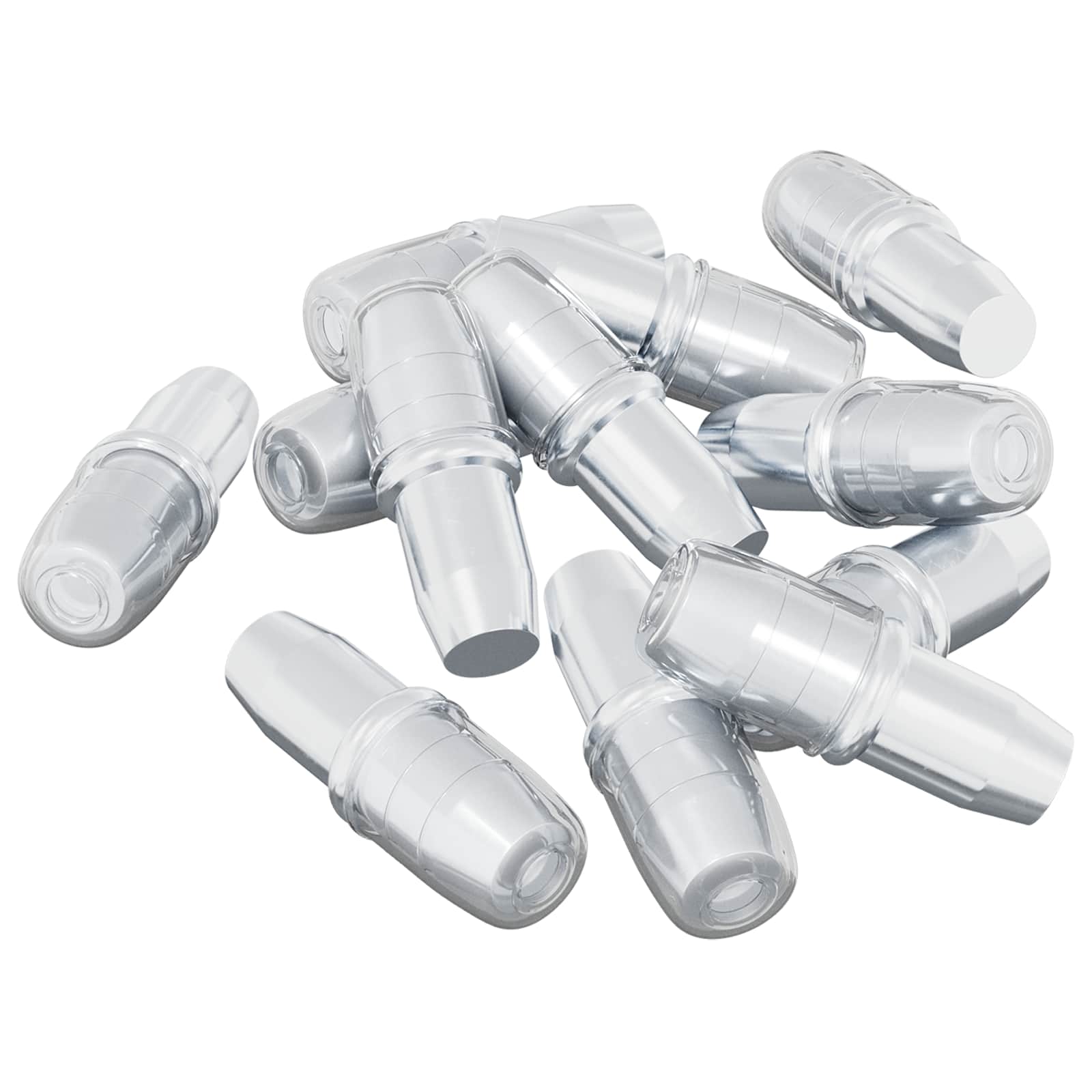 Gancio per mensola VidaXL 12 pz argento 7 x 16 mm ferro