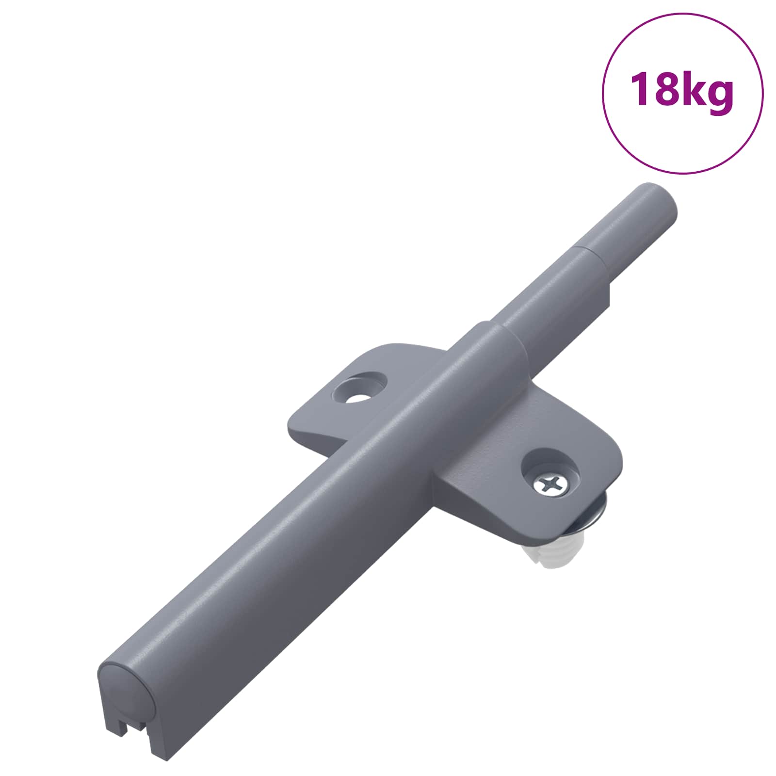 Ammortizzatori a chiusura ammortizzata Vidaxx 1161 pz grigio 125 x 47 x 15 mm pp