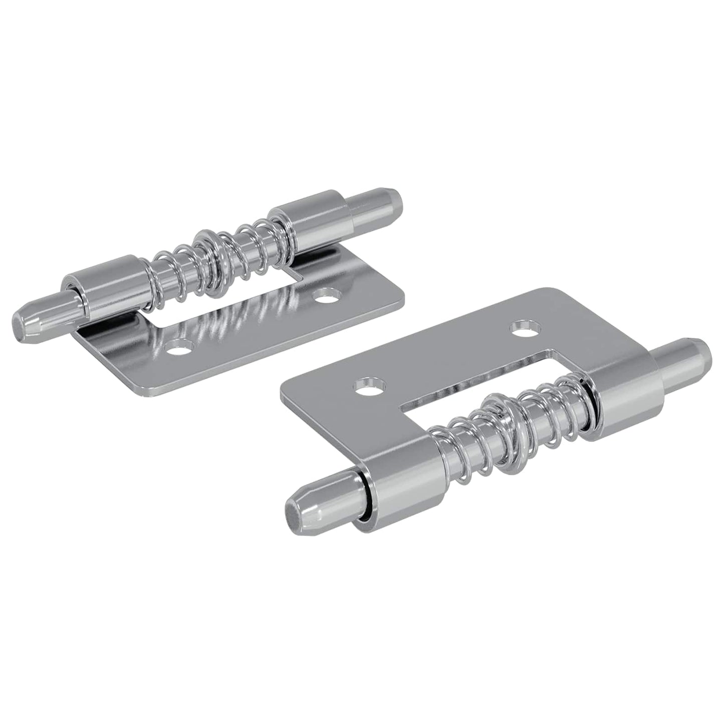 Vidaxl latch 2 pcs zilver 46 x 17 x 1,2 mm staal