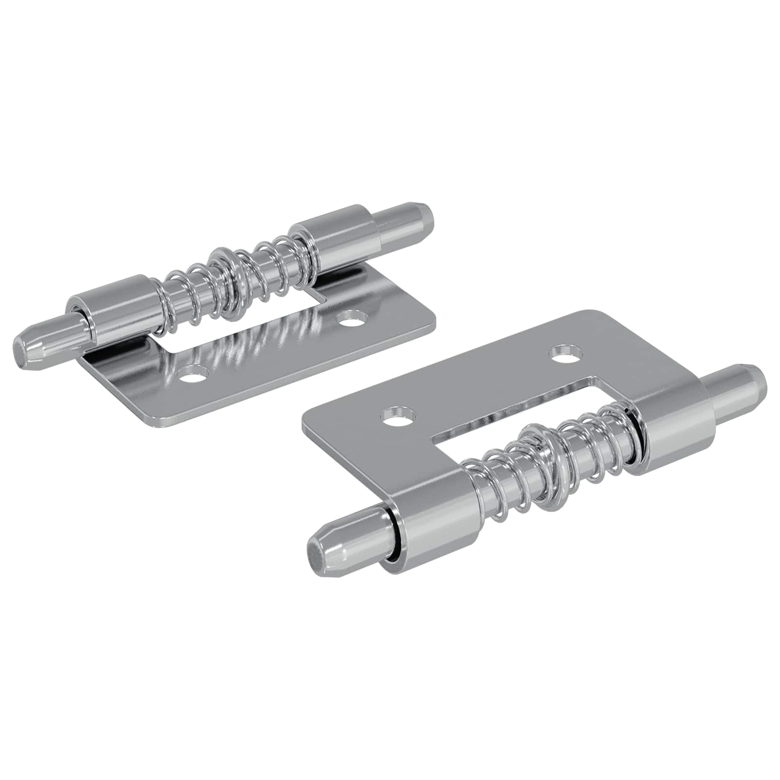 Vidaxl pestillo 2 piezas plata 46 x 17 x 1,2 mm acero