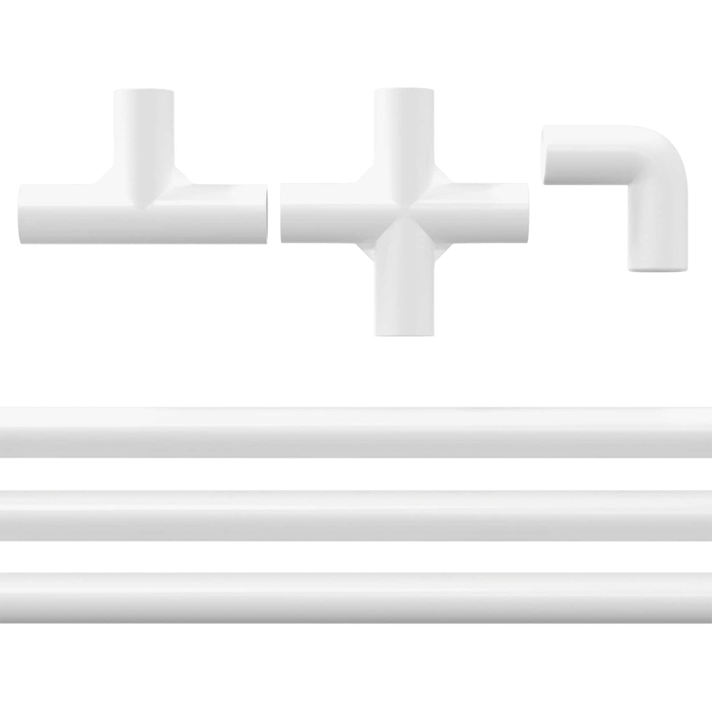 Vidaxl pvc pijp 29 pcs wit pp en pe