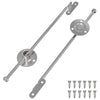 Molla a gas Vidaxxl 2 pz argento 190 mm ferro