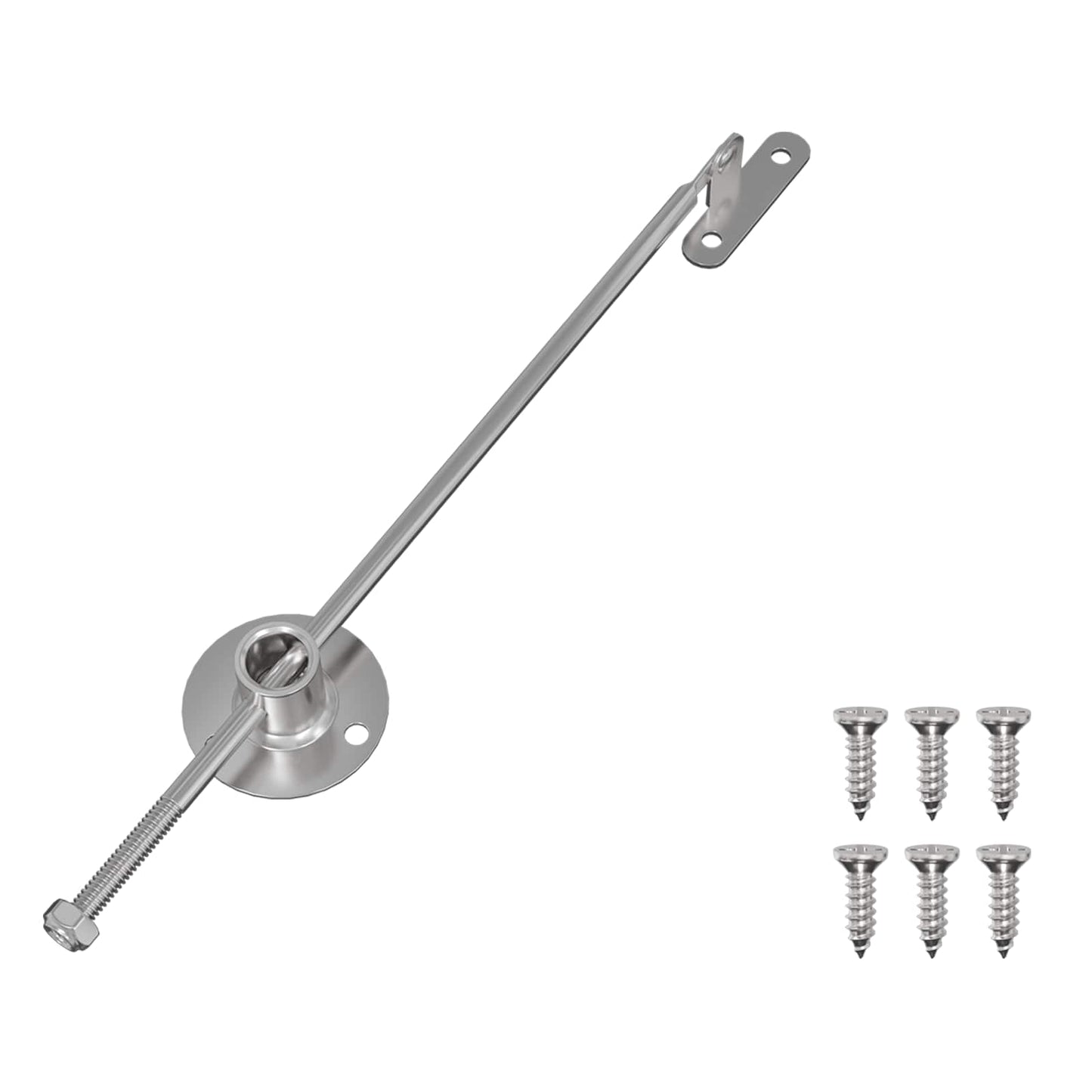 Vidaxl gasveer 12 pcs zilver 190 mm ijzer