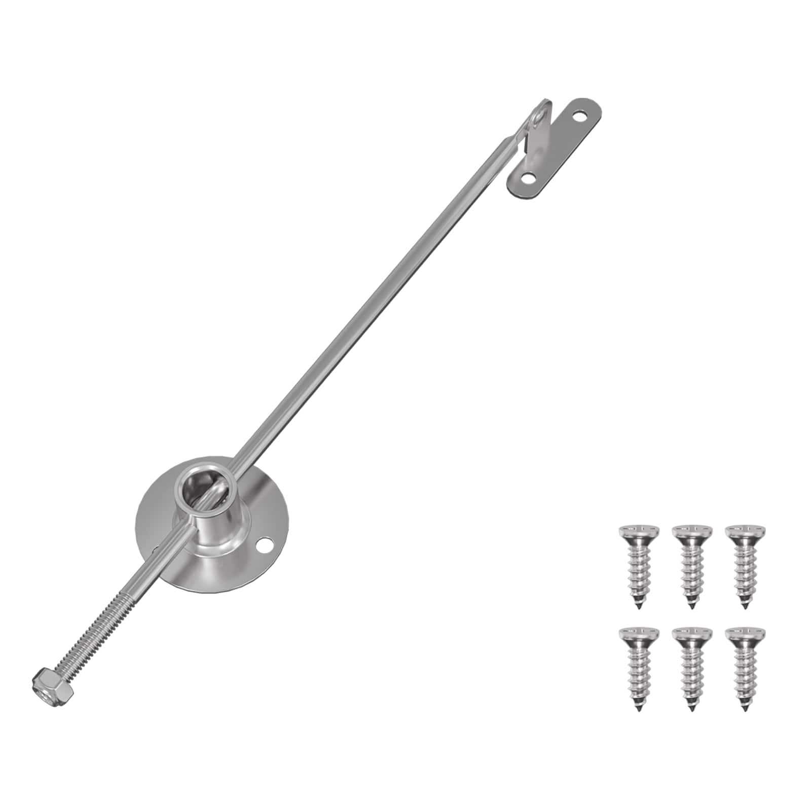 Resorte de gas vidaxxl 12 piezas plata 190 mm hierro