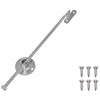 Vidaxl gasveer 439 pcs zilver ijzer