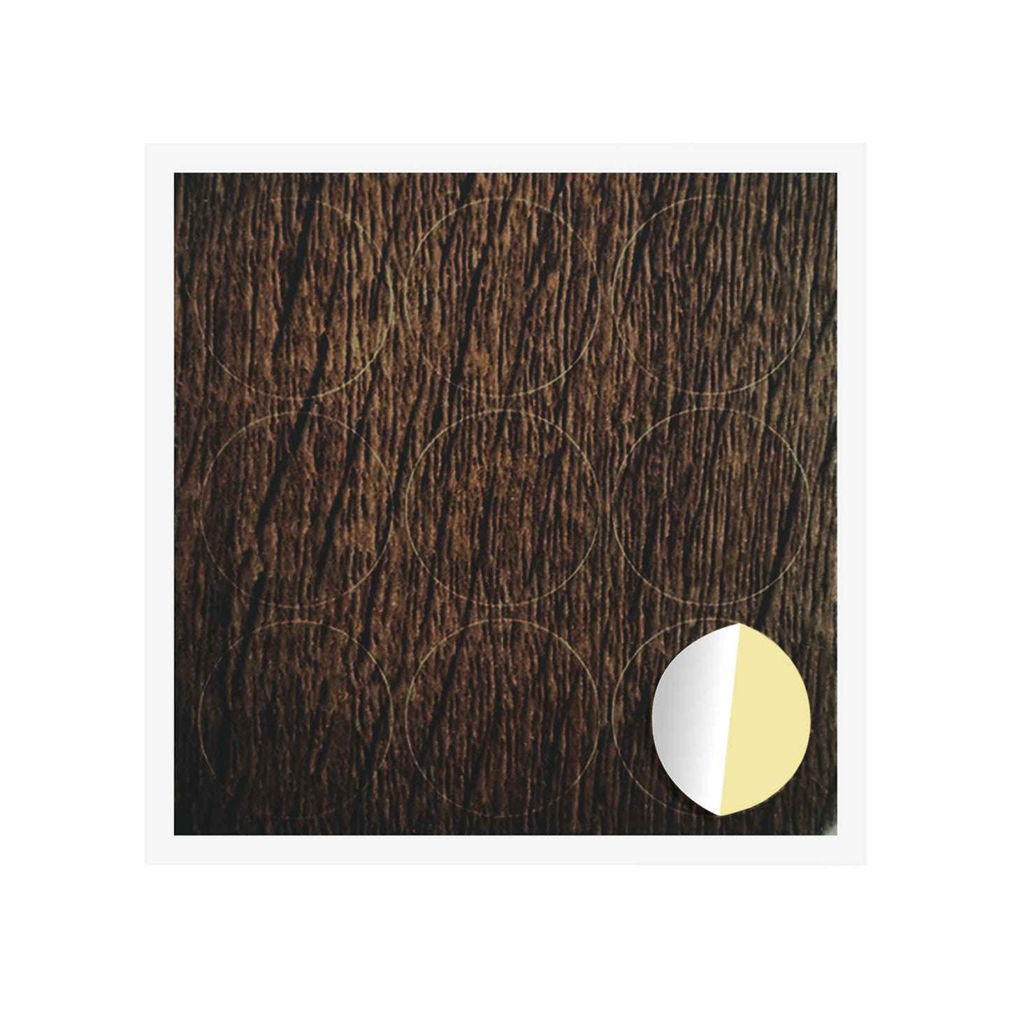 Vidaxx coprivite autoadesivo 12 pz rovere marrone ø 20 x 0,5 mm
