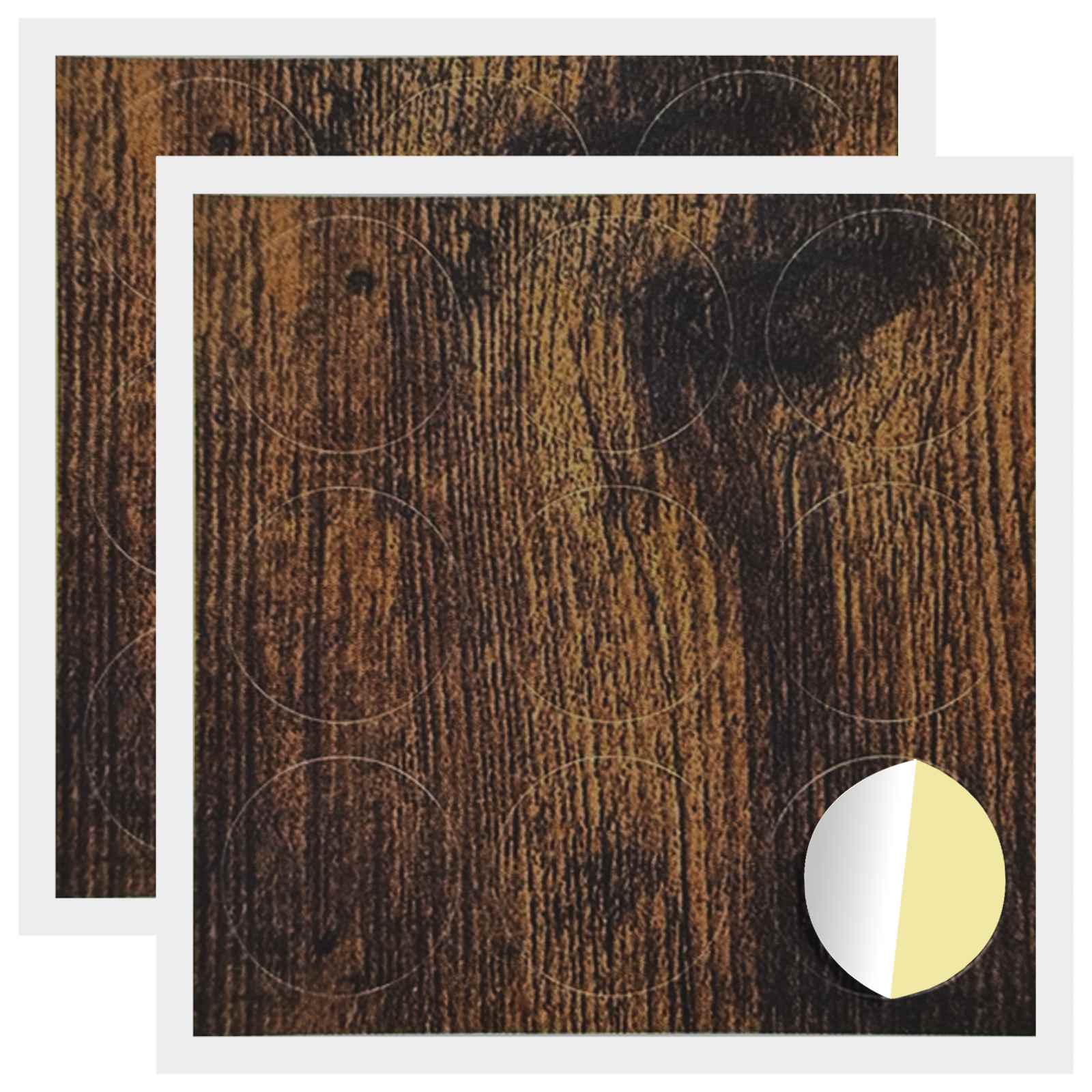 Vidaxx coprivite autoadesivo 2 pz rovere affumicato ø 20 x 0,5 mm