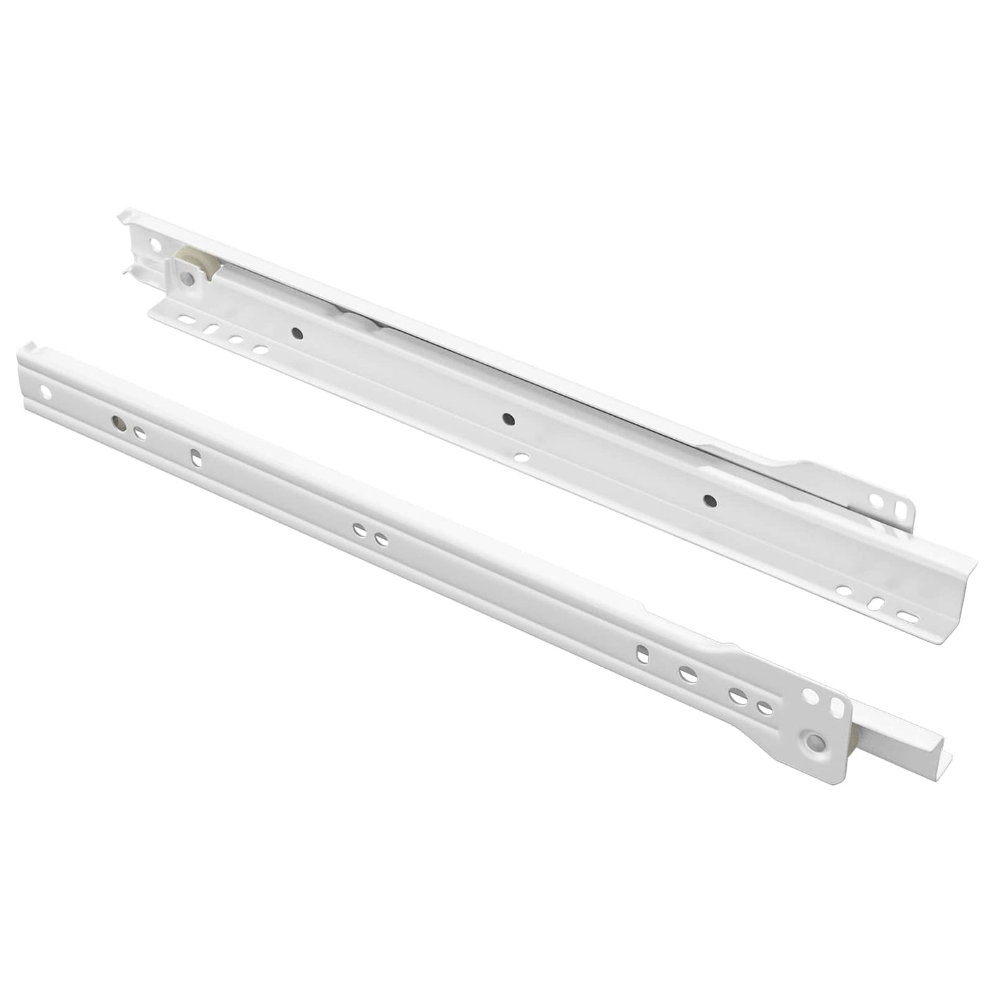 Guía de cajón vidaxx 2 uds blanco 300 mm acero