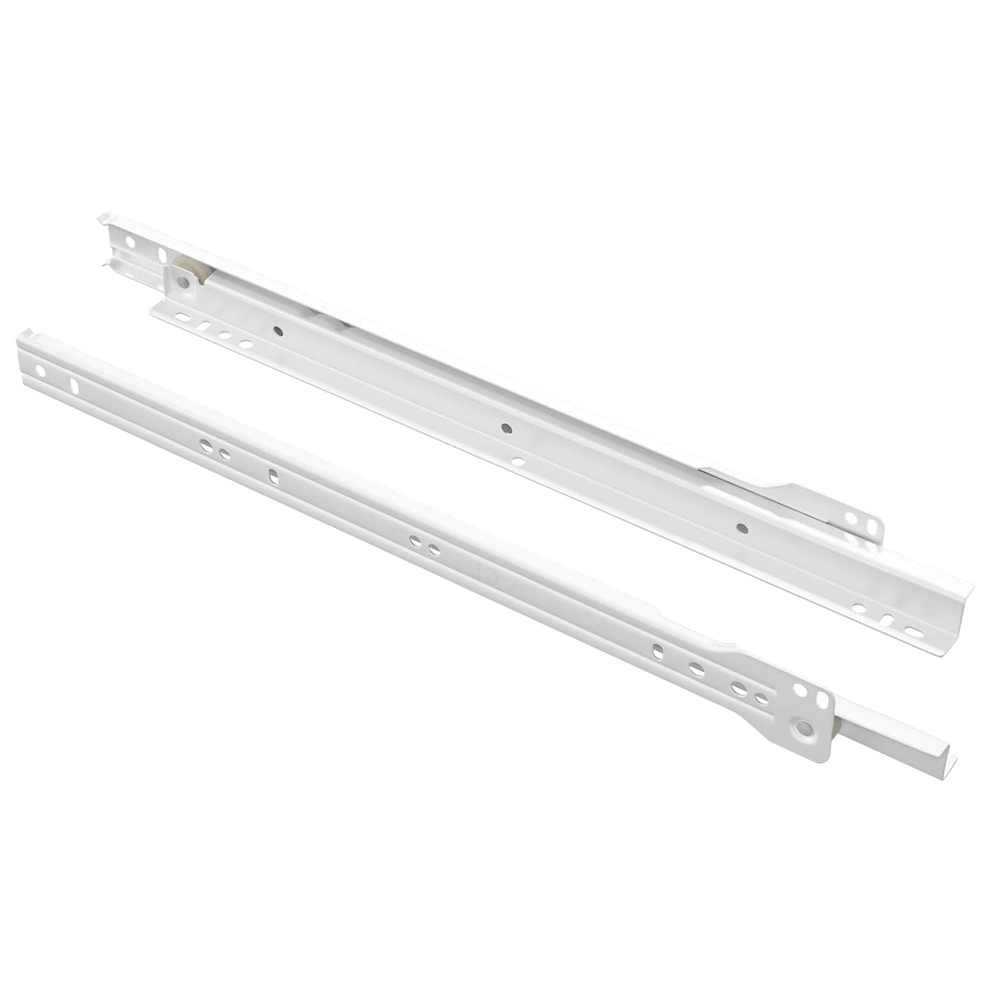 Guía de cajón vidaxx 2 uds blanco 350 mm acero