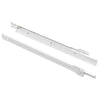 Guía de cajón vidaxx 2 uds blanco 350 mm acero