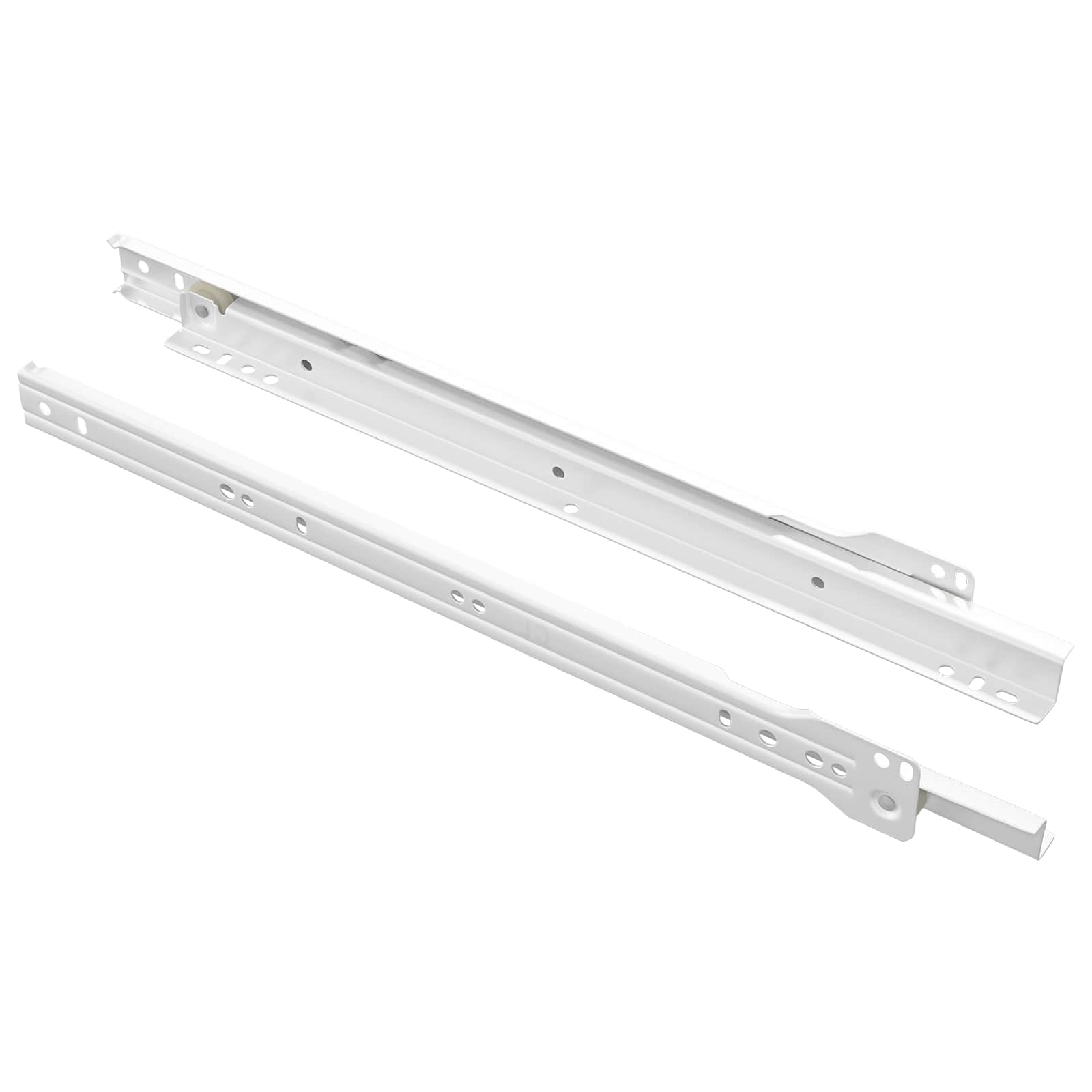 Guía de cajón vidaxx 2 uds blanco 350 mm acero