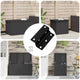 Cerniera Vidaxx 537 pz nera 38 x 17 x 60 mm ferro