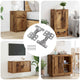Vidaxl scharnier 2 pcs nikkel 85 x 52,5 x 9,5 mm ijzer