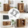 Vidaxl scharnier 2 pcs nikkel 85 x 52,5 x 9,5 mm ijzer