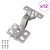 Vidaxl scharnier 12 pcs nikkel 85 x 52,5 x 9,5 mm ijzer