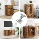 Vidaxl scharnier 254 pcs nikkel 85 x 52,5 x 9,5 mm ijzer