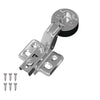 Cerniera VidaXL 123 pz argento 35 mm ferro