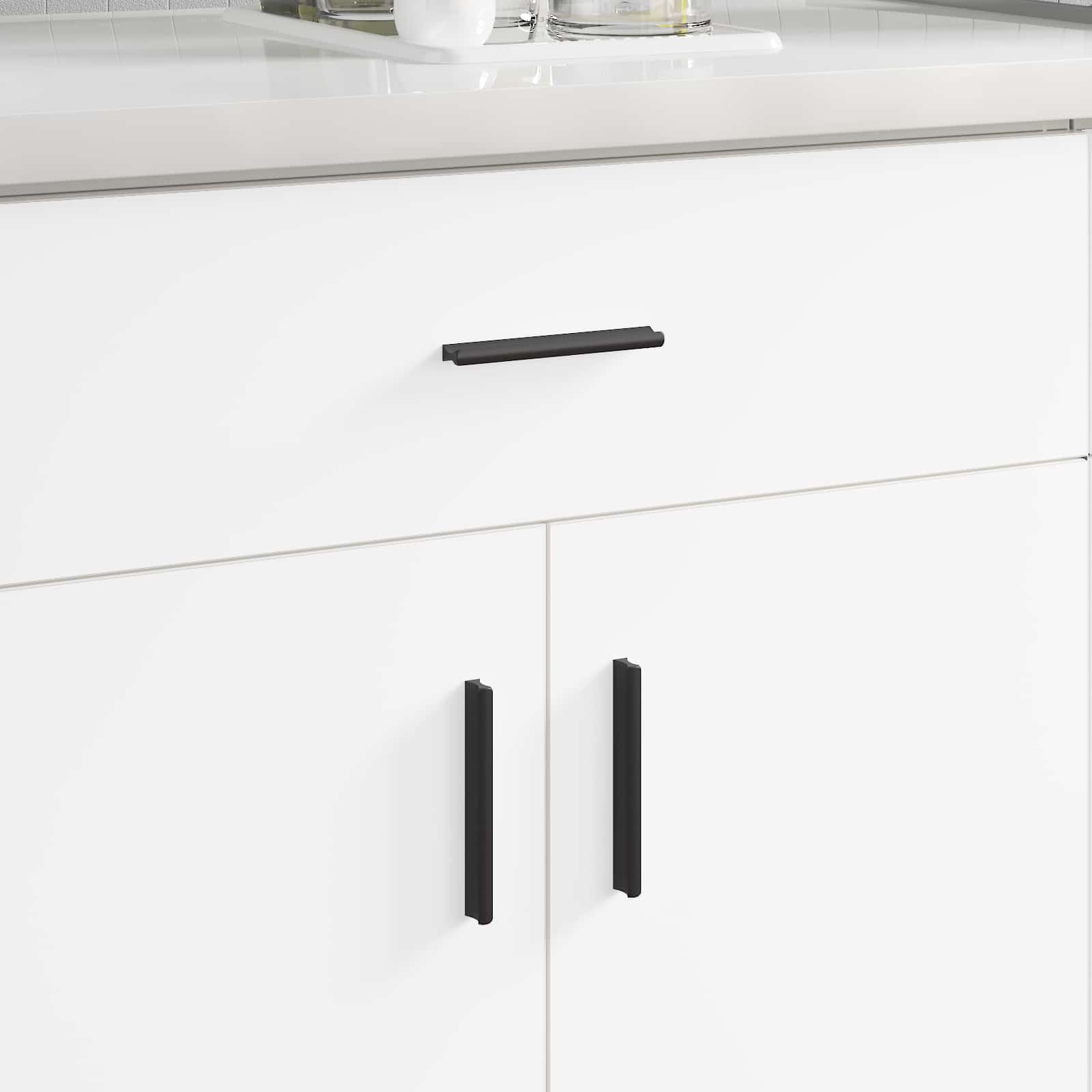 Mango VidaXL 973 uds negro 106 x 7,4 x 15,5 mm aluminio