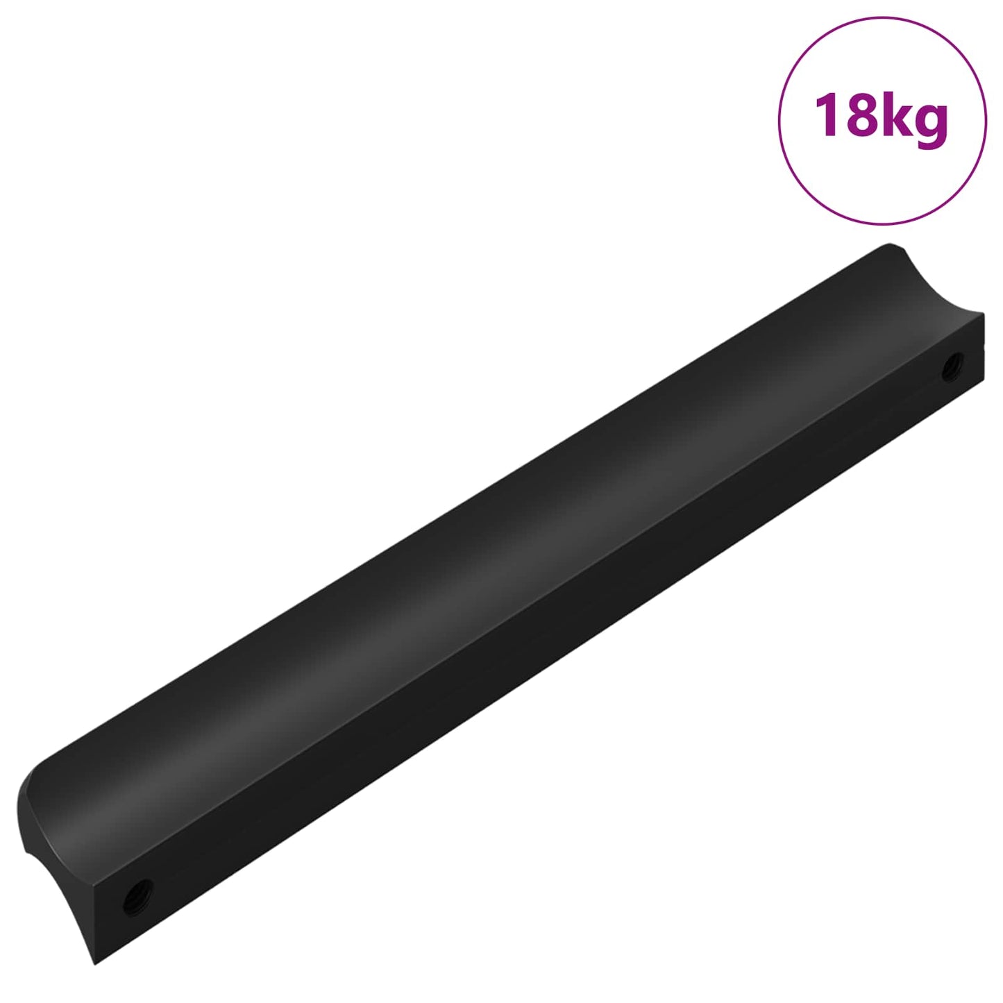 Mango VidaXL 973 uds negro 106 x 7,4 x 15,5 mm aluminio