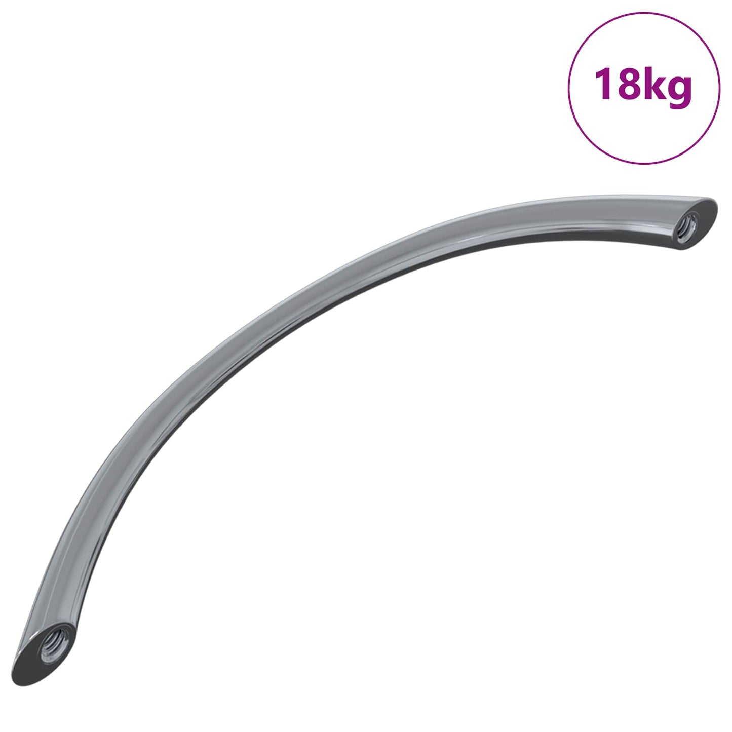 Mango VidaXL 1385 piezas plata 107 x 3,6 x 23 mm acero inoxidable