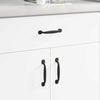 Maniglia per mobile Vidaxxl 250 pz nero 130 x 19,4 x 22,3 mm alluminio