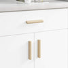 VidaXL manico rettangolare 2 pezzi colore legno naturale