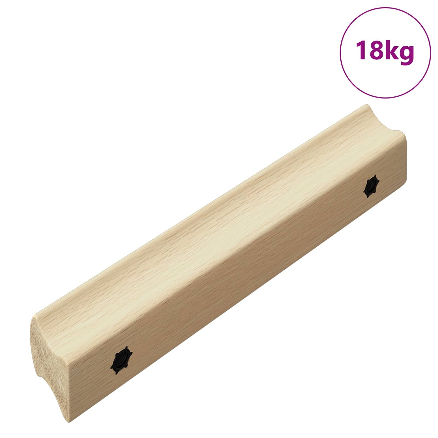 VidaXL tirador rectangular 587pzas color madera natural