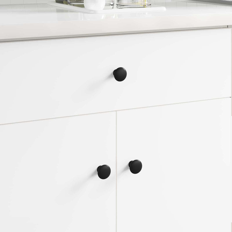Tirador VidaXL 2 uds negro ø30 mm aluminio