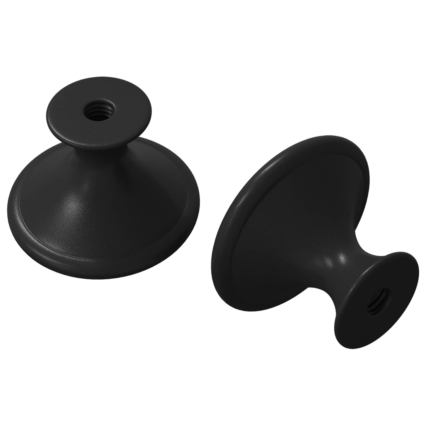 Maniglia VidaXL 2 pz nera ø30 mm alluminio