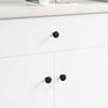 Mango VidaXL 12 piezas negro ø30 mm aluminio