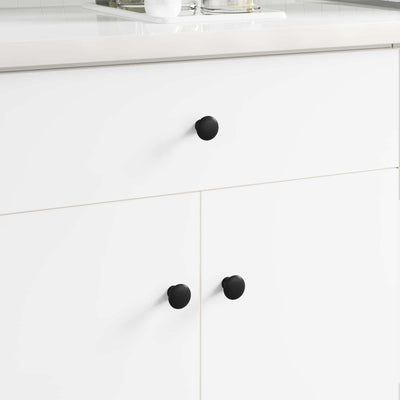 Vidaxl handvat 12 pcs zwart ø30 mm aluminium