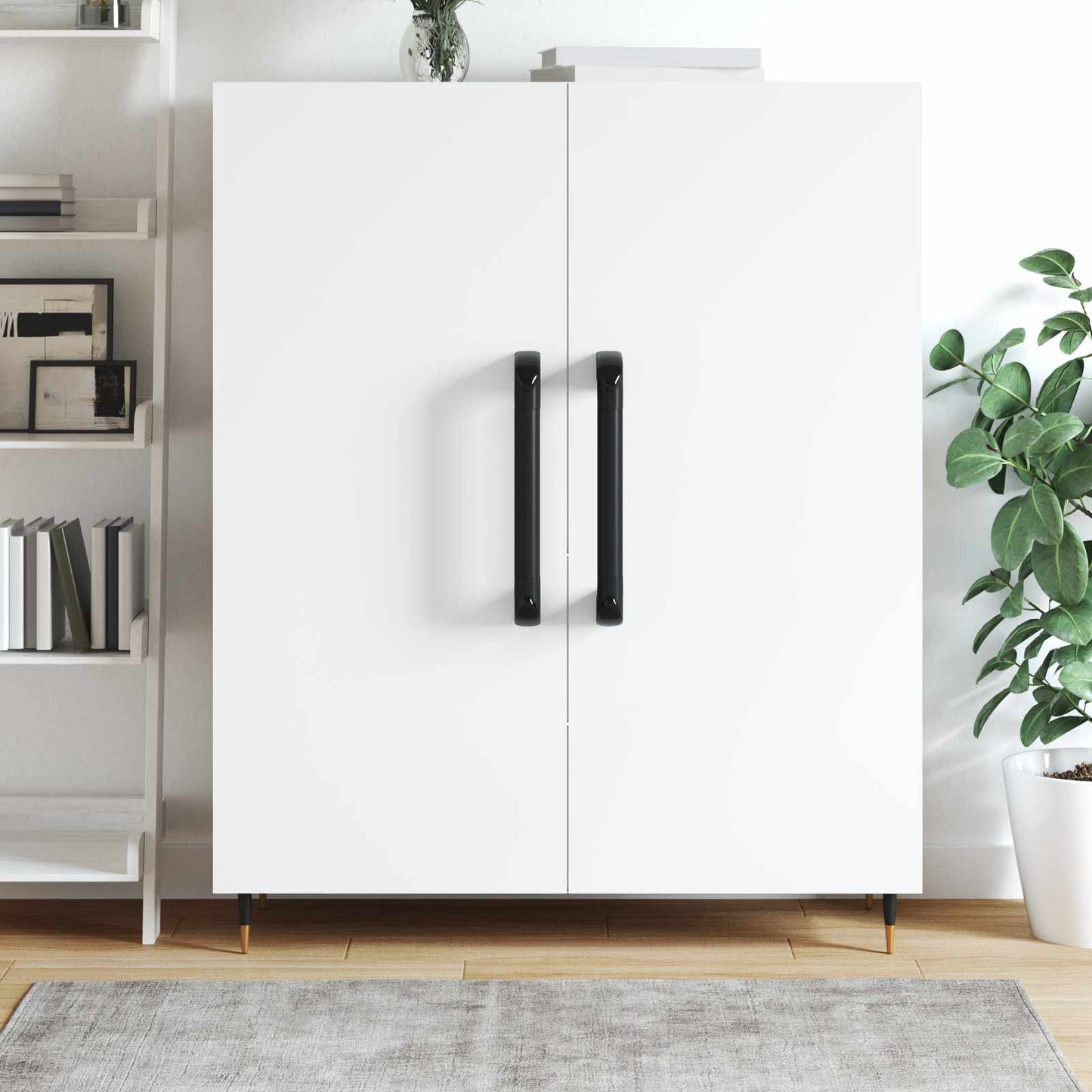 Maniglia Vidaxx liscia 2 pz nera 380 x 34 x 85 mm alluminio e pp
