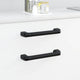 Vidaxl maniglia liscia 69 pz nero 380 x 34 x 85 mm alluminio e pp