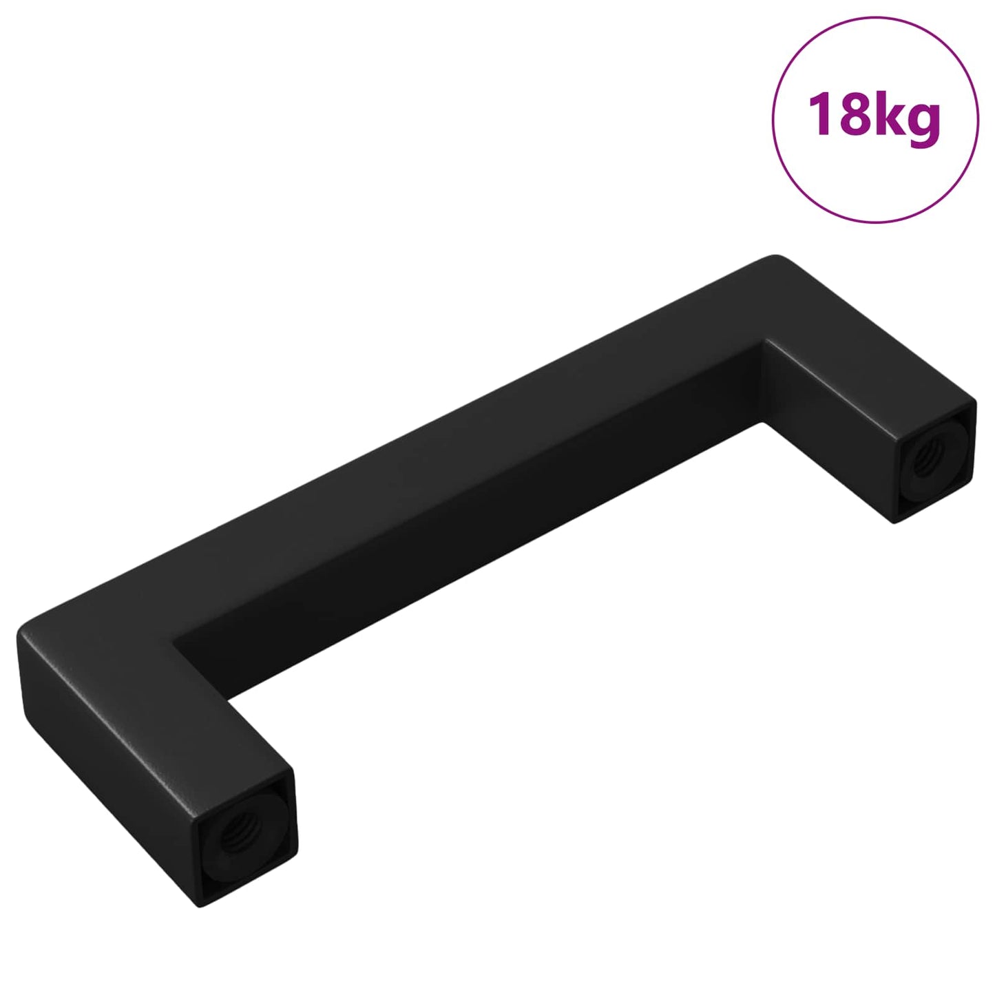 Vidaxl meubelhandgreep 429 pcs zwart 110 x 12 x 36 mm ijzer