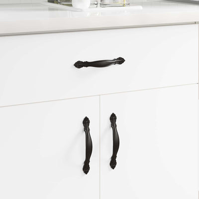 Vidaxl handvat 2 pcs zwart 143 x 19,2 x 20 mm zinklegering