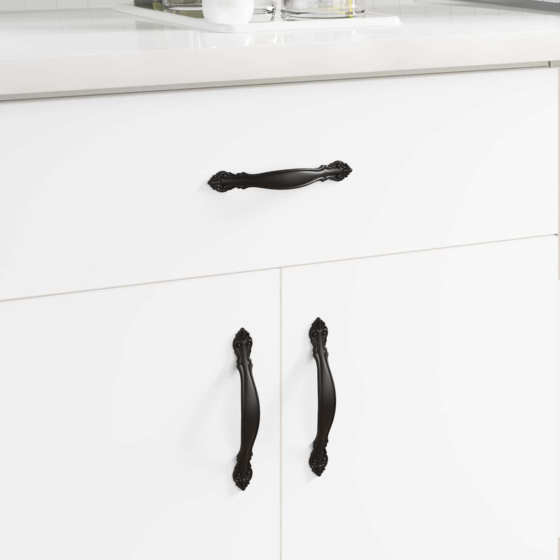 Maniglia Vidaxx 12 pezzi nera 143 x 19,2 x 20 mm in lega di zinco